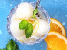 Citrus Mint Sorbet