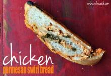 Chicken Parmesan Swirl Bread