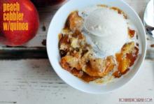 Peach Cobbler w/Quinoa