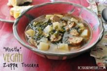 {*Mostly* Vegan Zuppa Toscana}