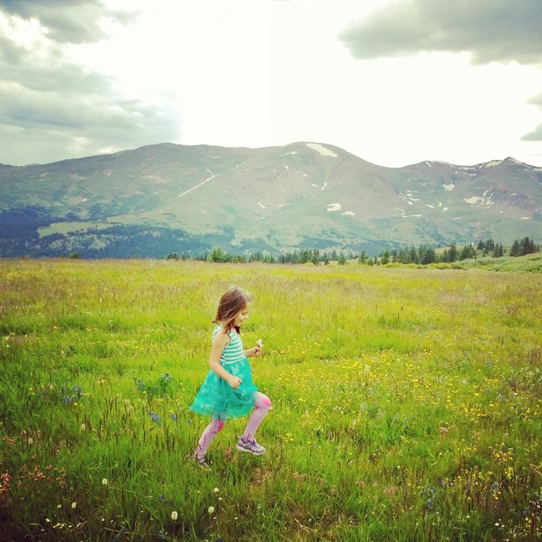babycakes frolicing in the wildflowers